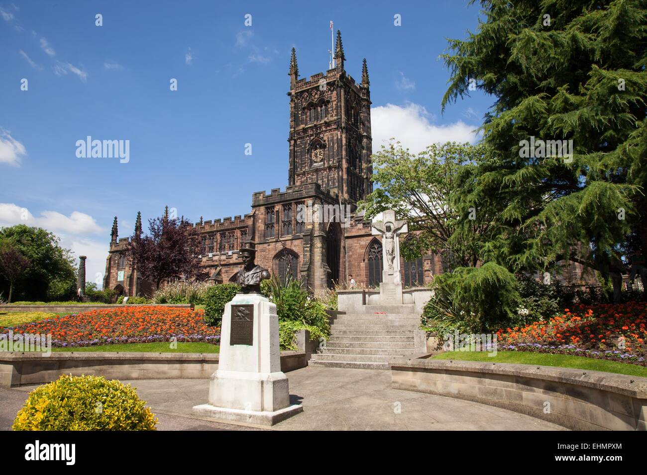 St Peter’s church, Wolverhampton city centre Stock Photo