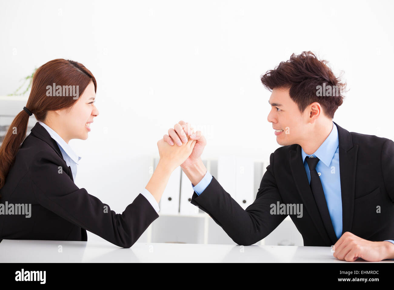 Man and woman arm wrestling hires stock photography and images Alamy
