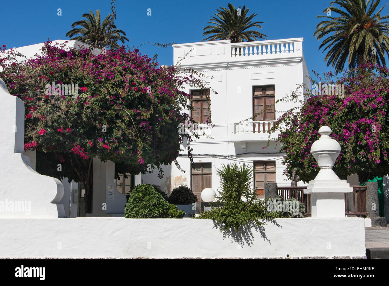 House on Lanzarote, Canary Island, Spain Stock Photo Alamy
