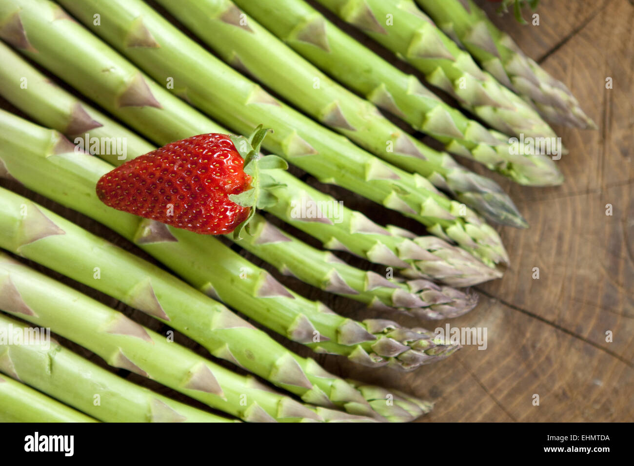 green asparagus Stock Photo