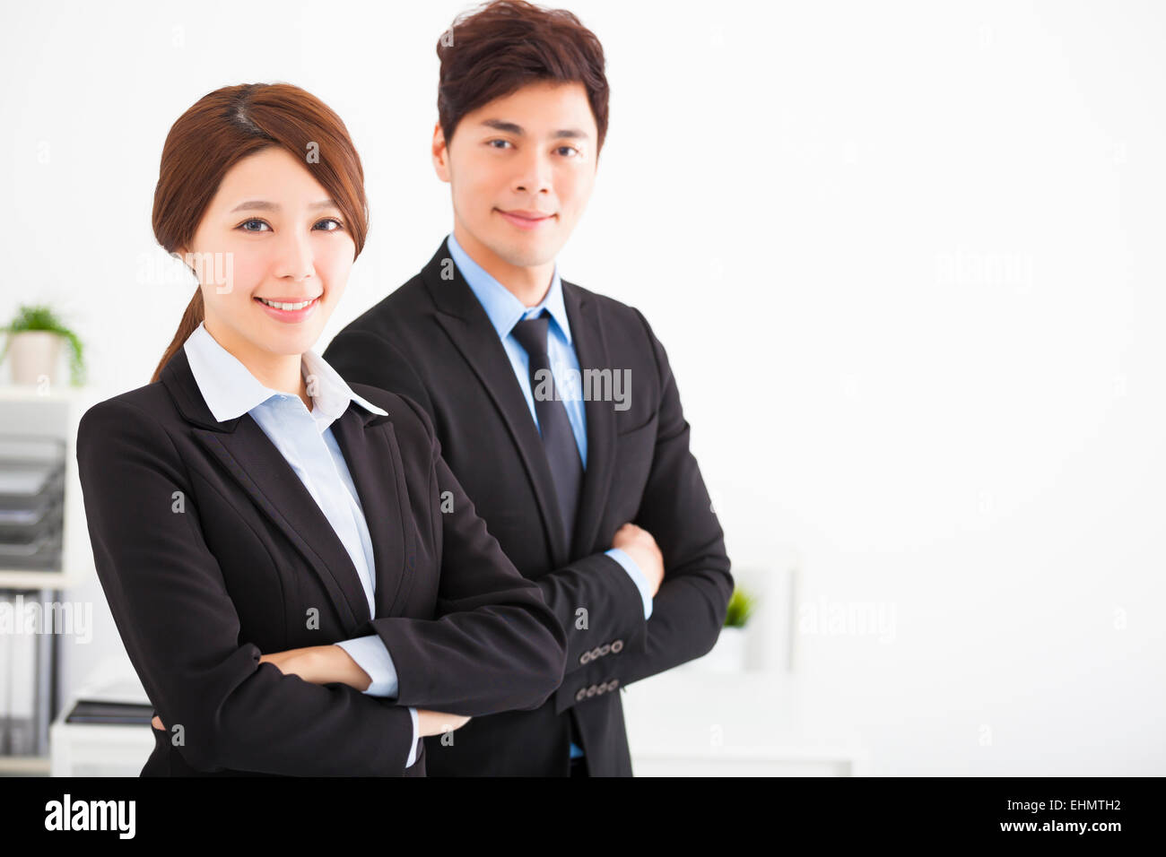 Woman man in business hi-res stock photography and images - Alamy