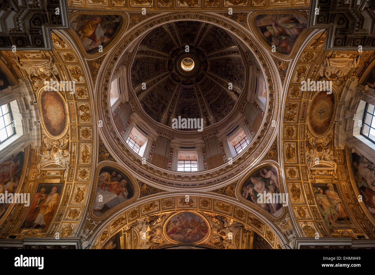 Papal Basilica of Santa Maria Maggiore, Rome, Lazio, Italy. Stock Photo