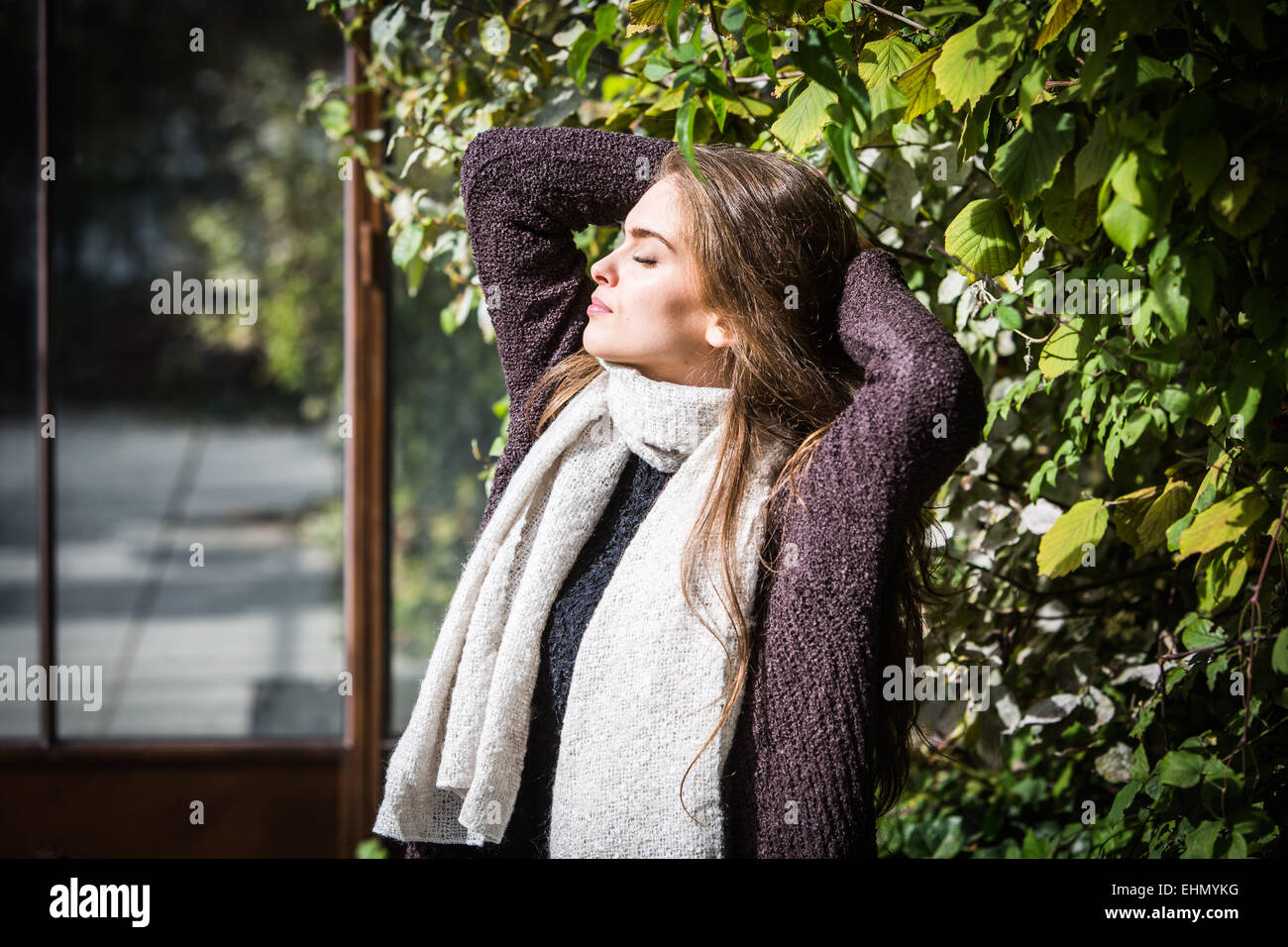 Old woman resting hi-res stock photography and images - Alamy