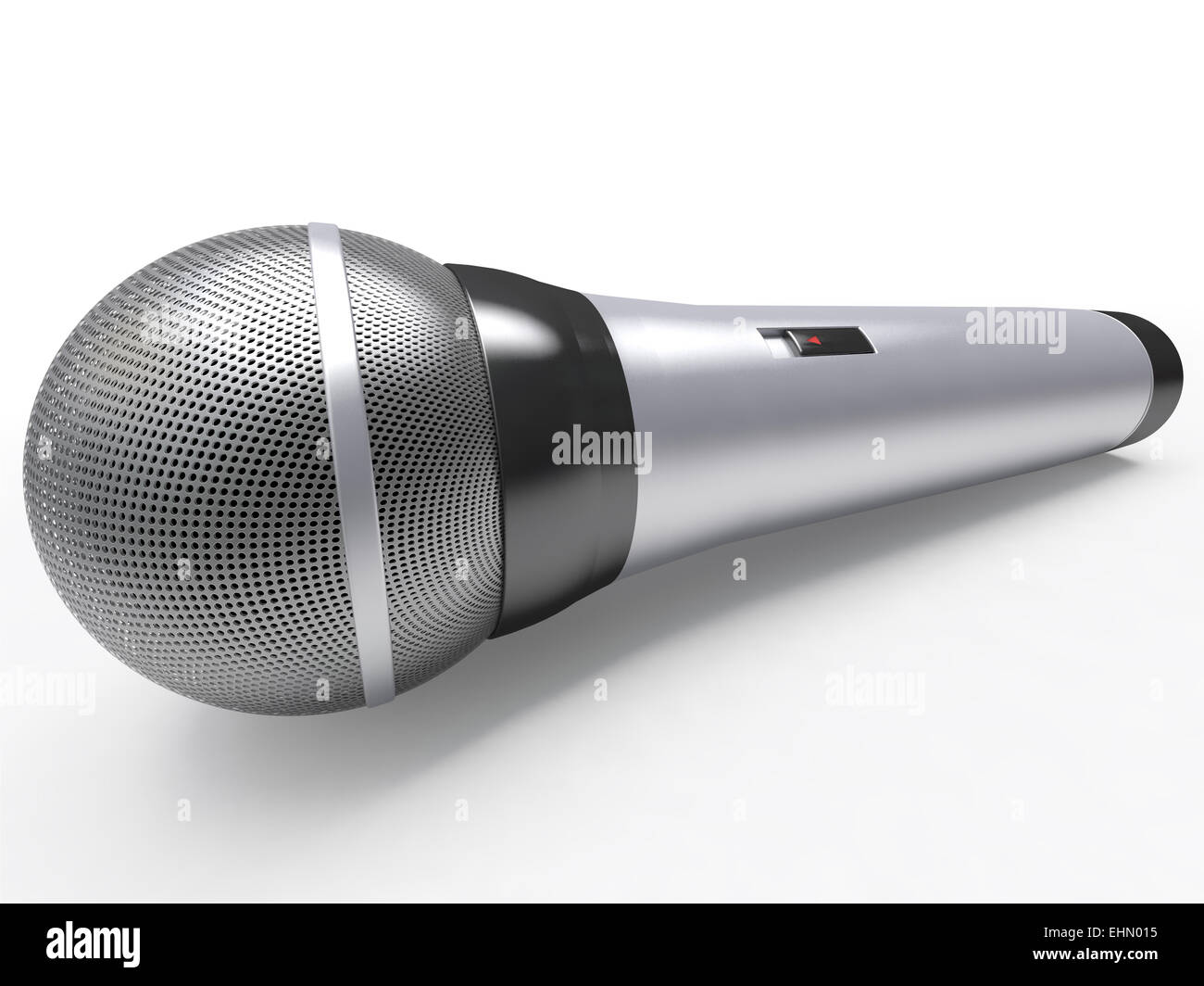 Audio microphone for singing Stock Photo Alamy