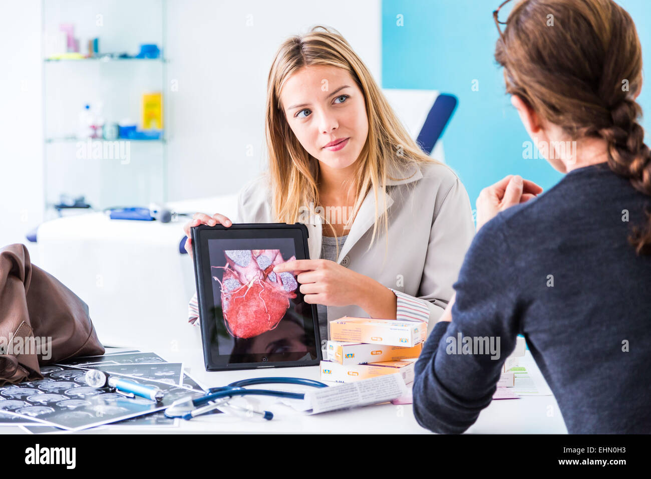 Representative in pharmaceutical products. Stock Photo