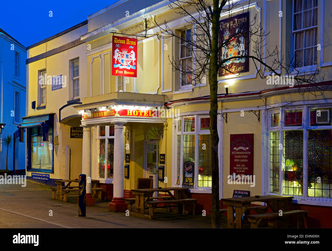 The Devon Arms Hotel, Teignmouth, Devon, England UK Stock Photo