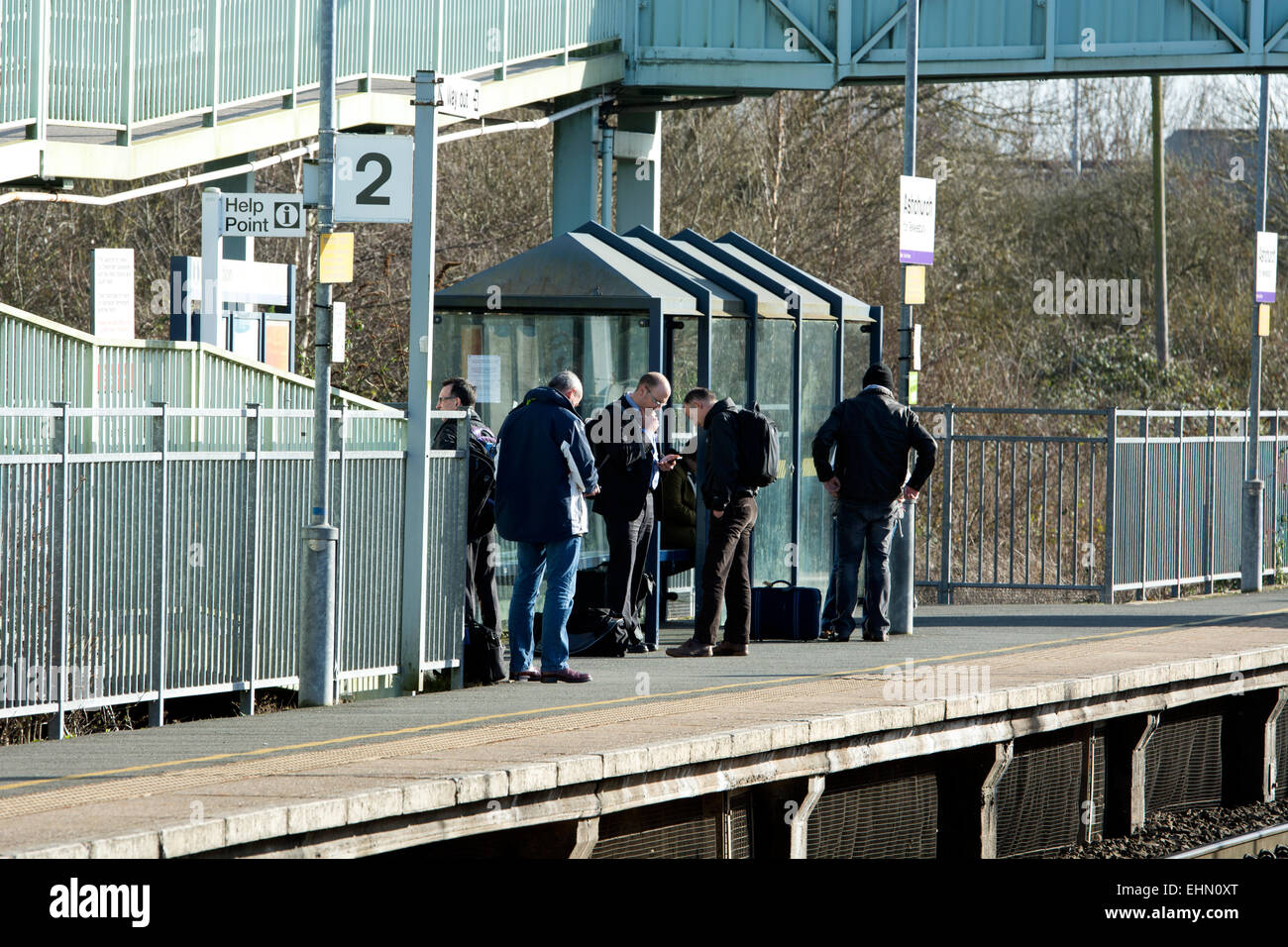 Ashchurch for Tewkesbury railway station, Gloucestershire, UK Stock