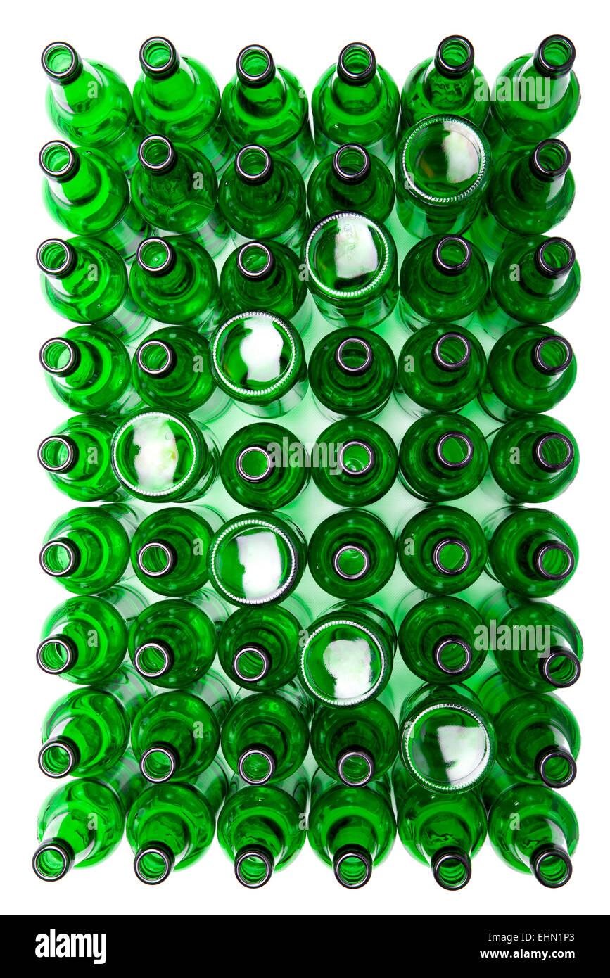 Empty glass bottles Stock Photo Alamy