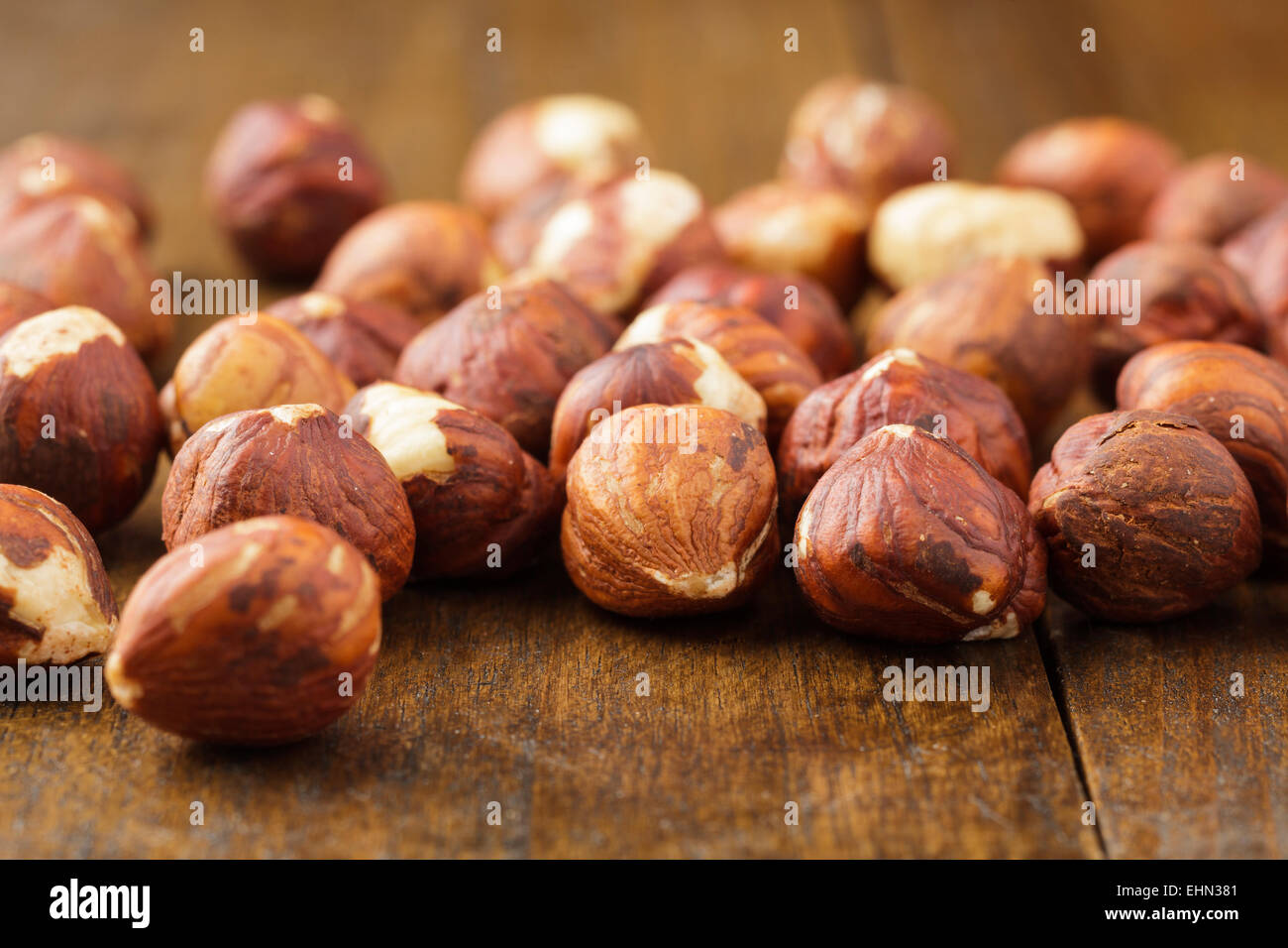Hazelnuts Stock Photo
