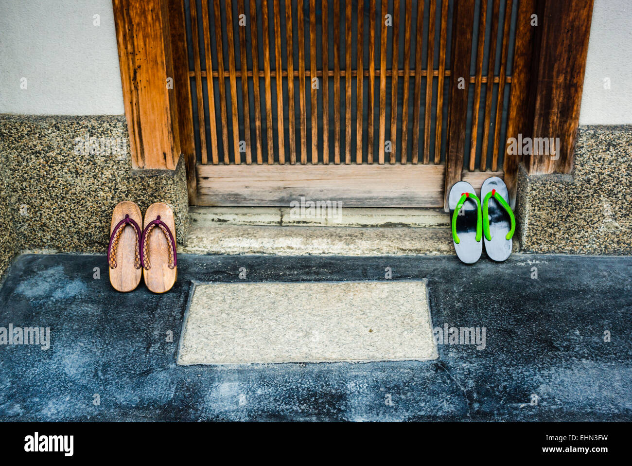 Traditional Japanese sandals Stock Photo - Alamy
