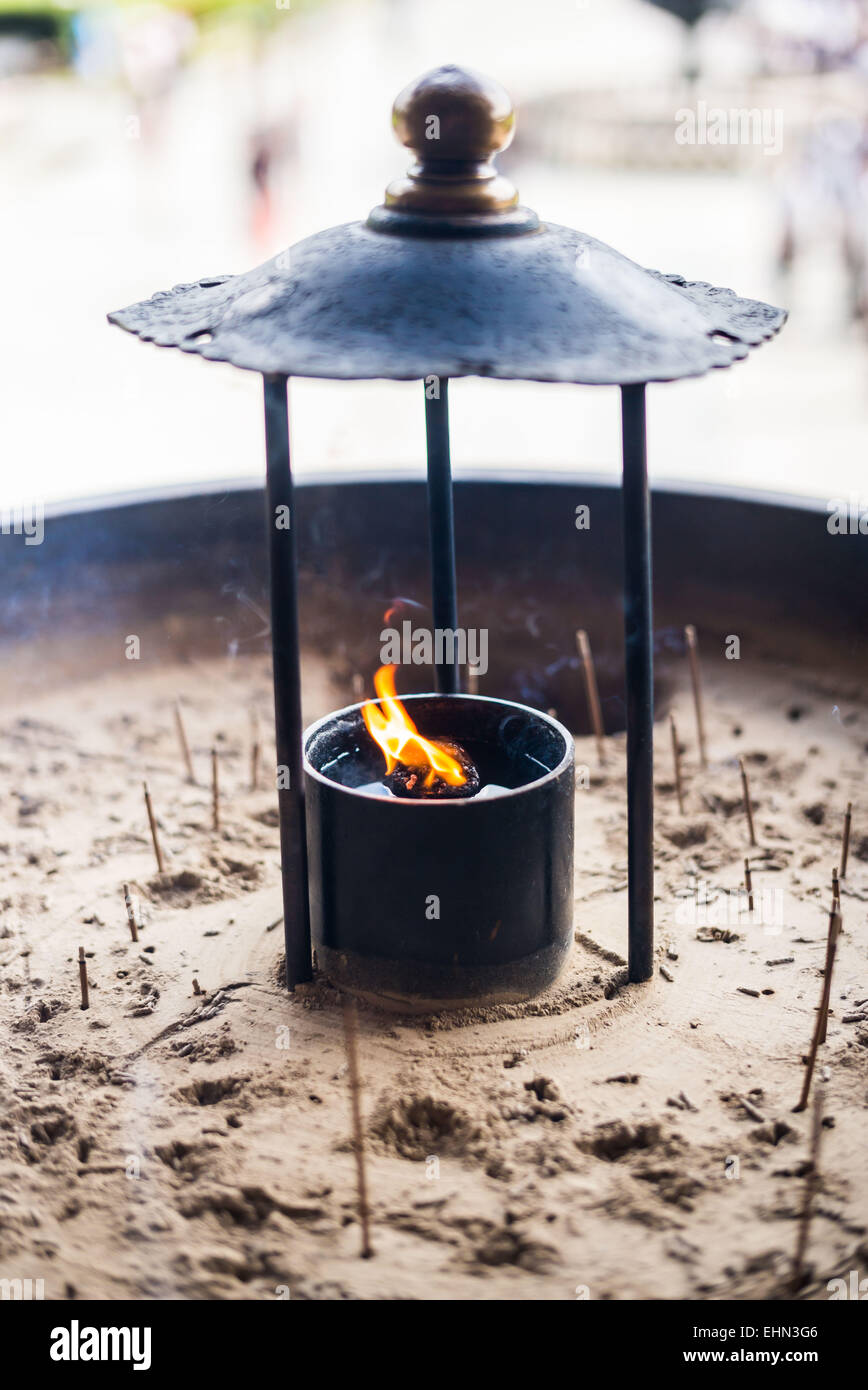 Burning incense hi-res stock photography and images - Alamy