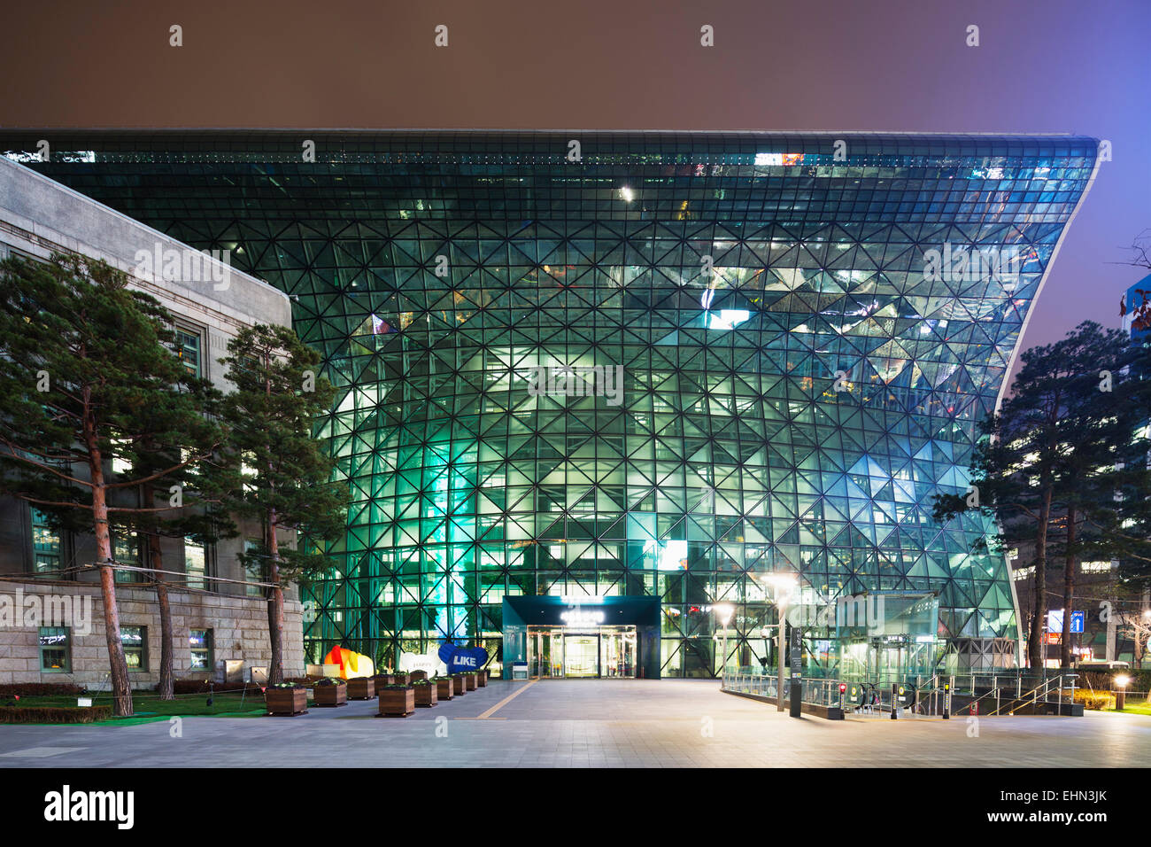 Asia, Republic of Korea, South Korea, Seoul, City Hall building Stock Photo