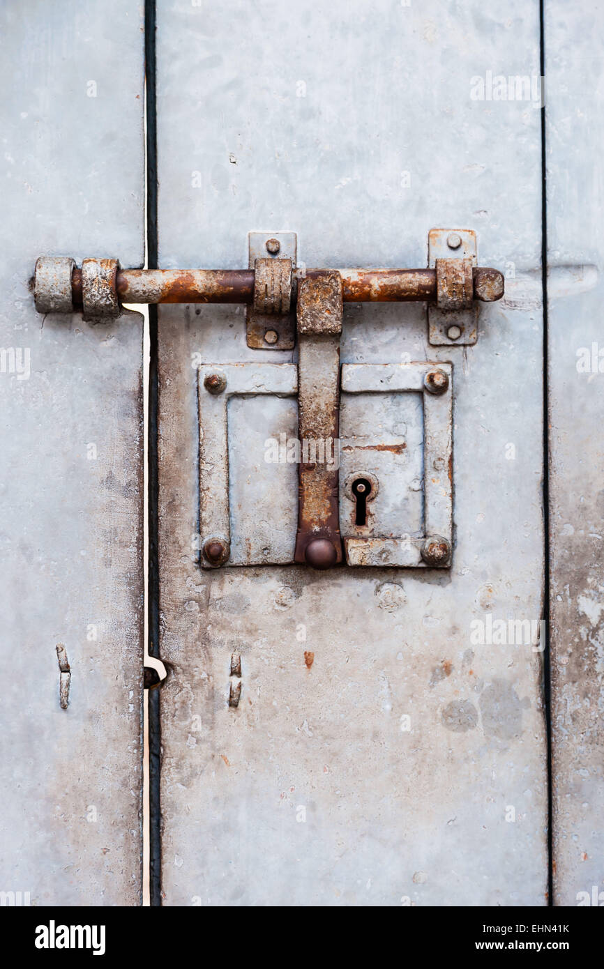 Old rusty lock. Stock Photo