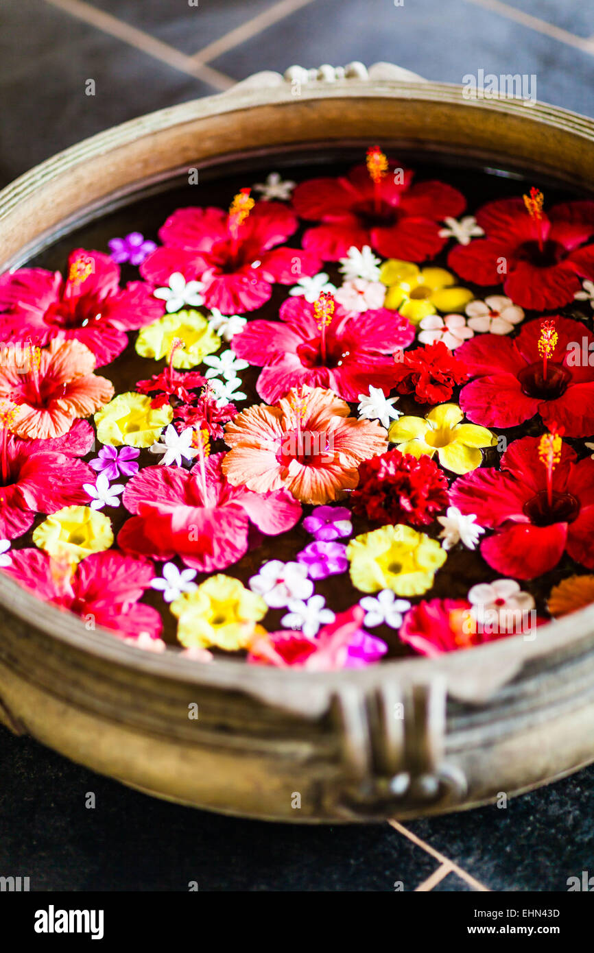 Floral decoration in India. Stock Photo