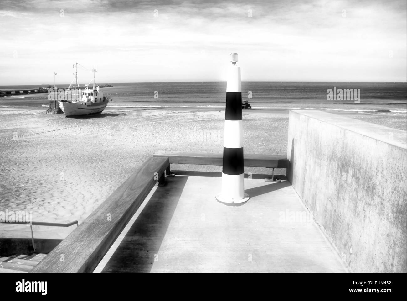 Fish landing fishing boat Black and White Stock Photos & Images - Alamy