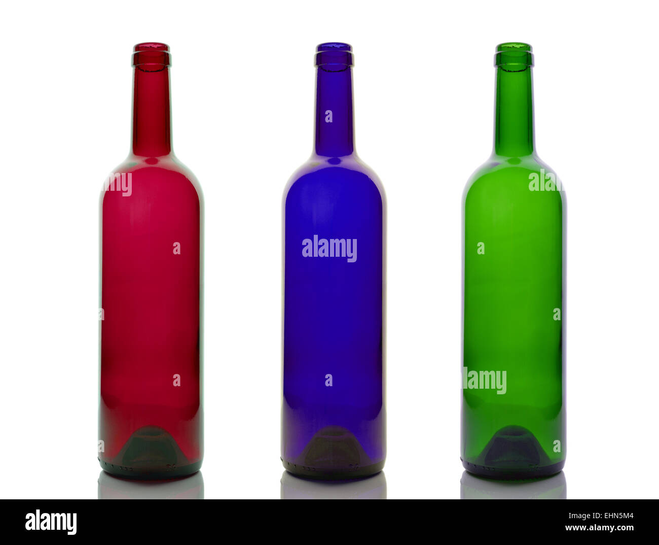 Empty wine bottles Stock Photo Alamy