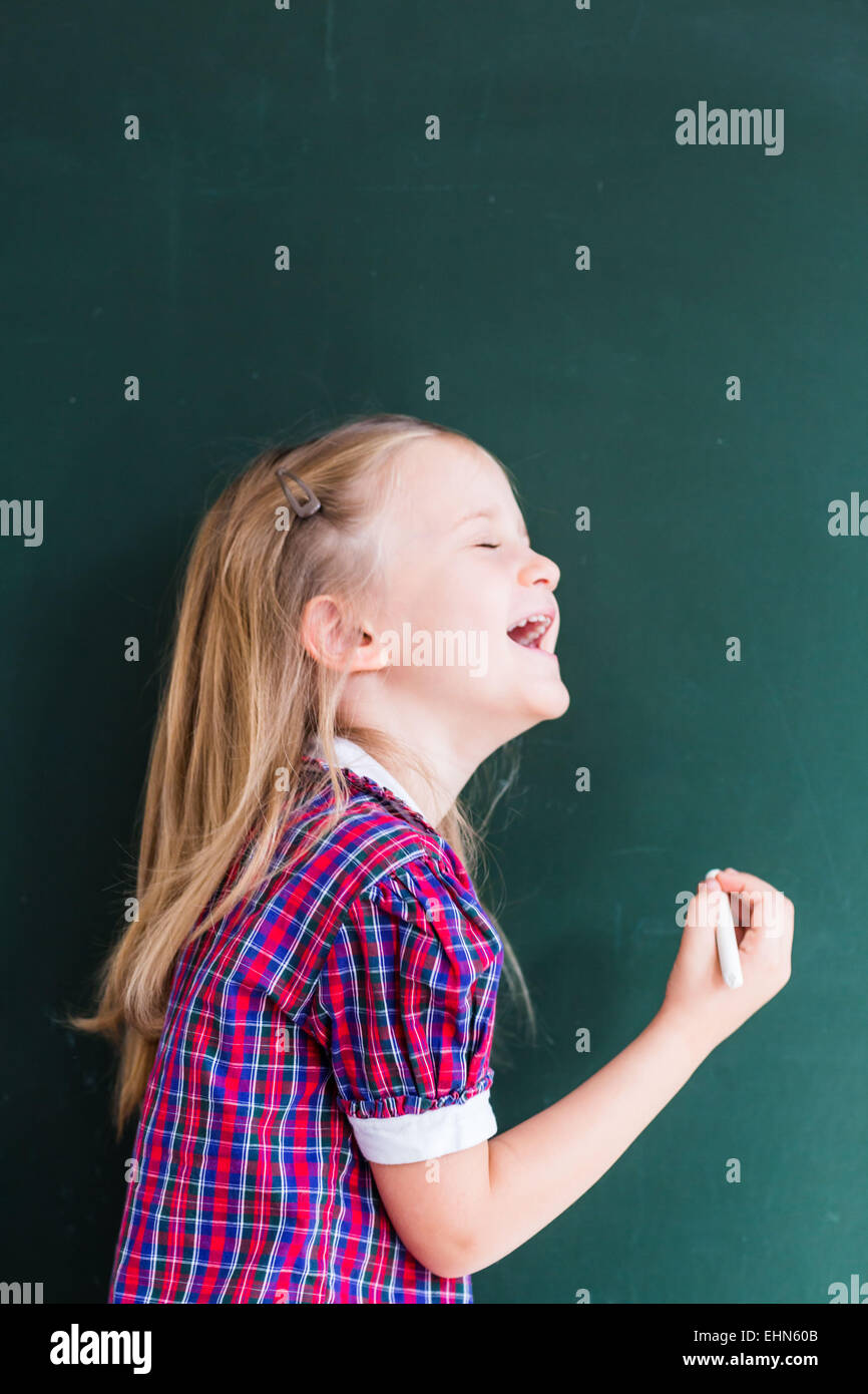 Happy 6 year old girl hi-res stock photography and images - Alamy