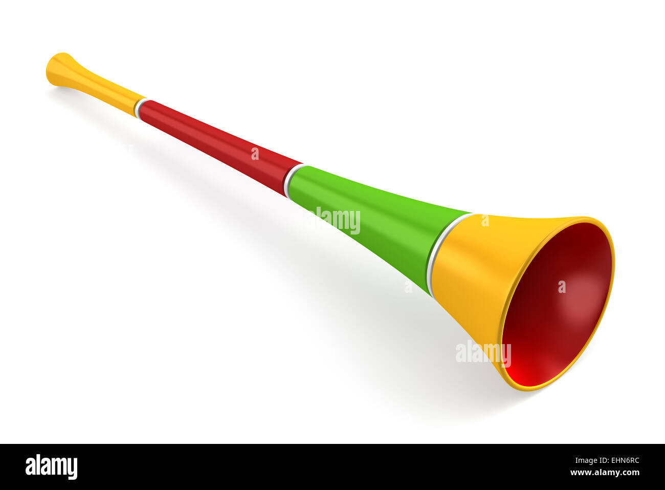 multicolored party horn isolated on white background Stock Photo Alamy