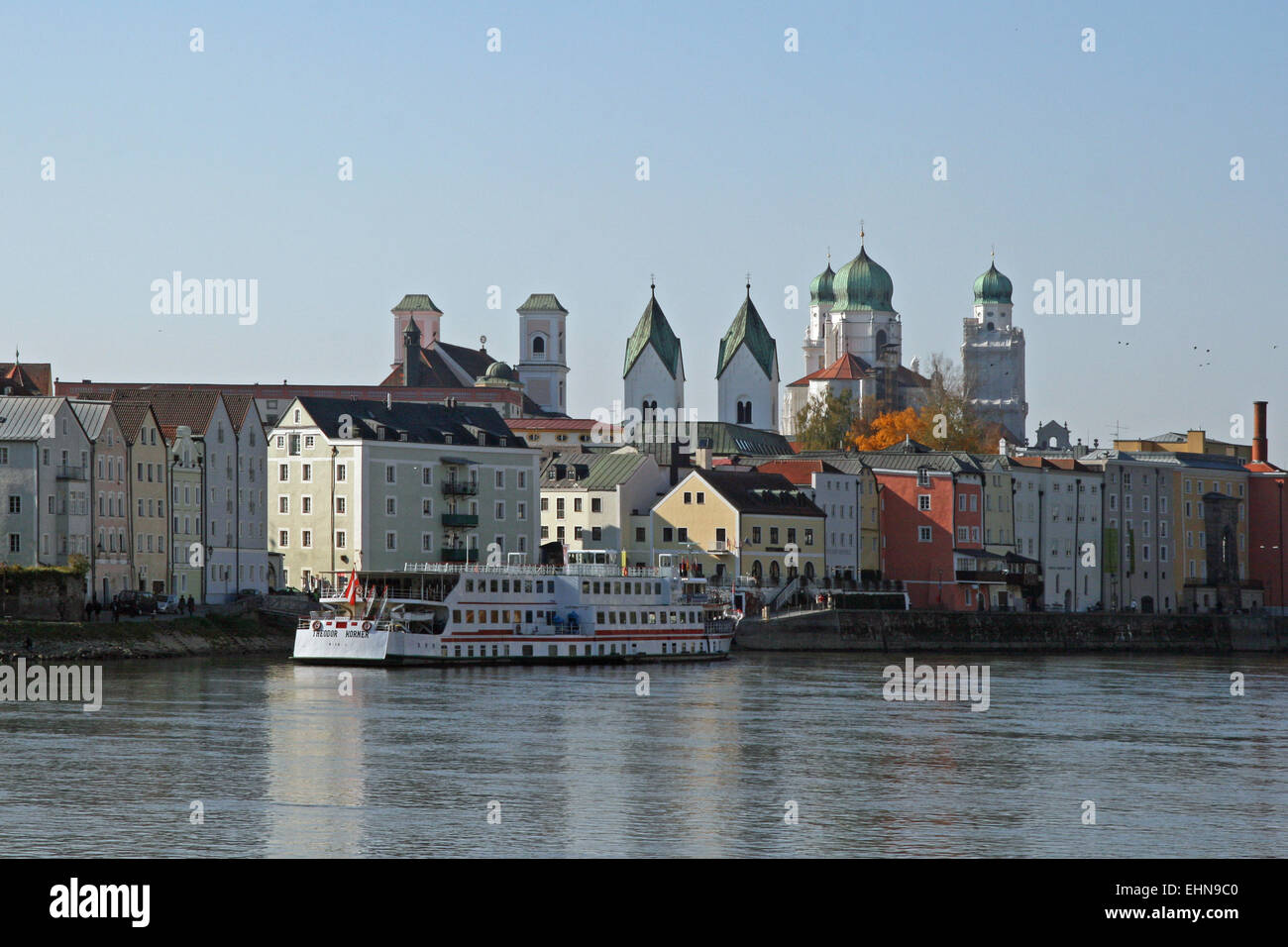 Passau in Bavaria Stock Photo