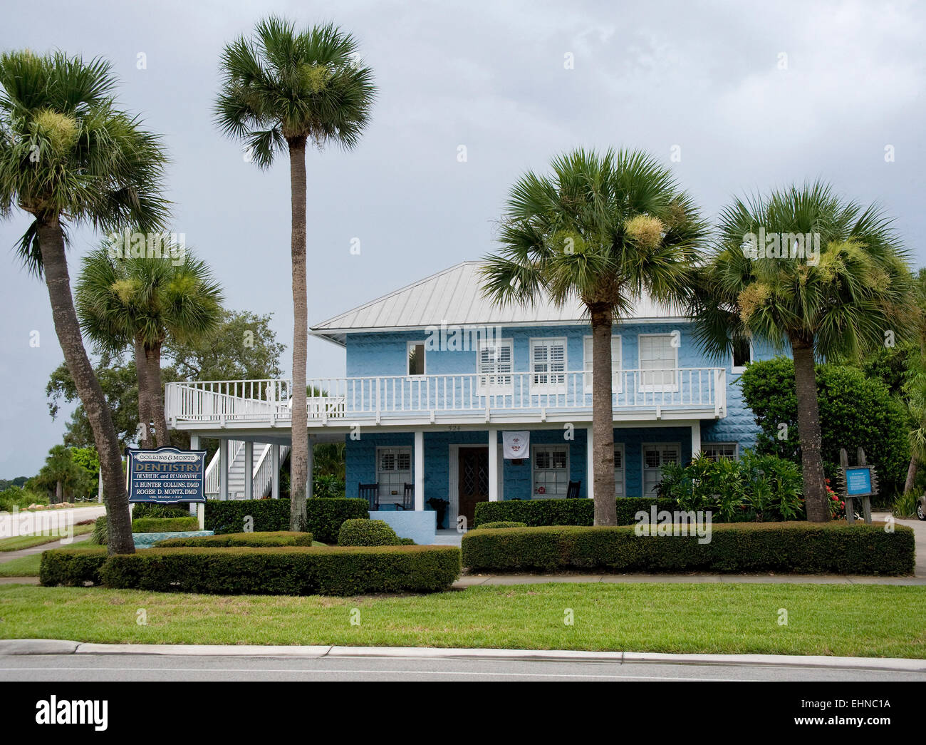 One of the typical buildings in Melbourne, Florida, east coast US Stock Photo