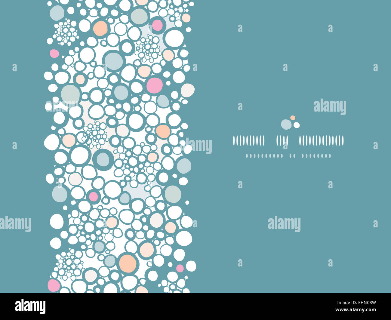 Colorful bubbles vertical seamless pattern background Stock Photo - Alamy
