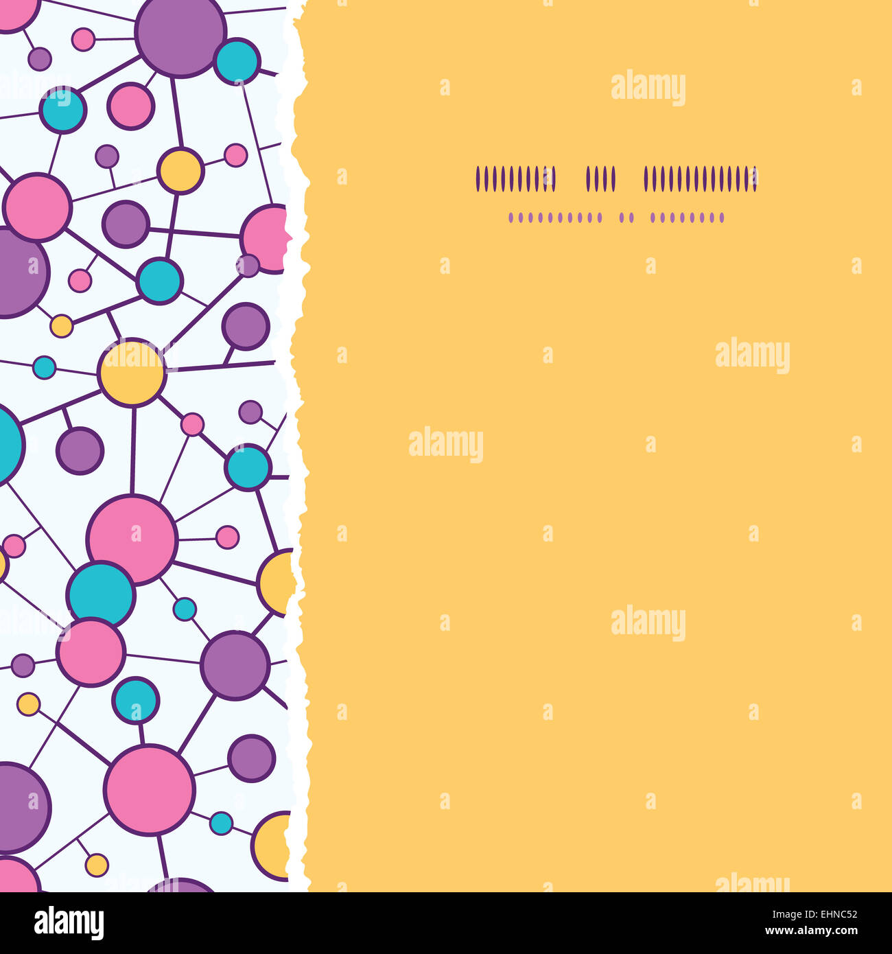 Molecular Structure Square Torn Seamless Pattern background Stock Photo ...