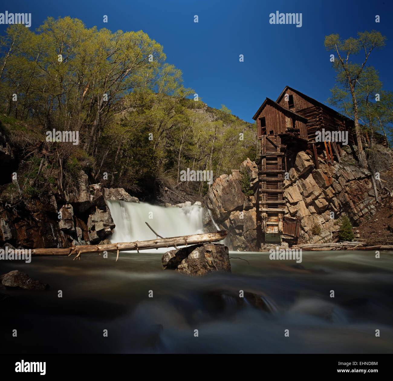 Crystal Mill in Colorado Stock Photo Alamy