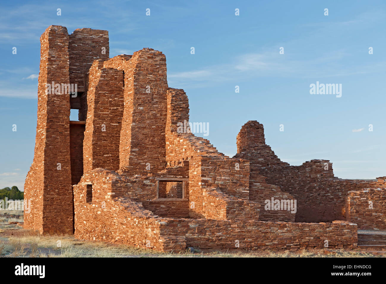 Church ruins, Salinas Pueblo Missions National Monument, New Mexico USA Stock Photo