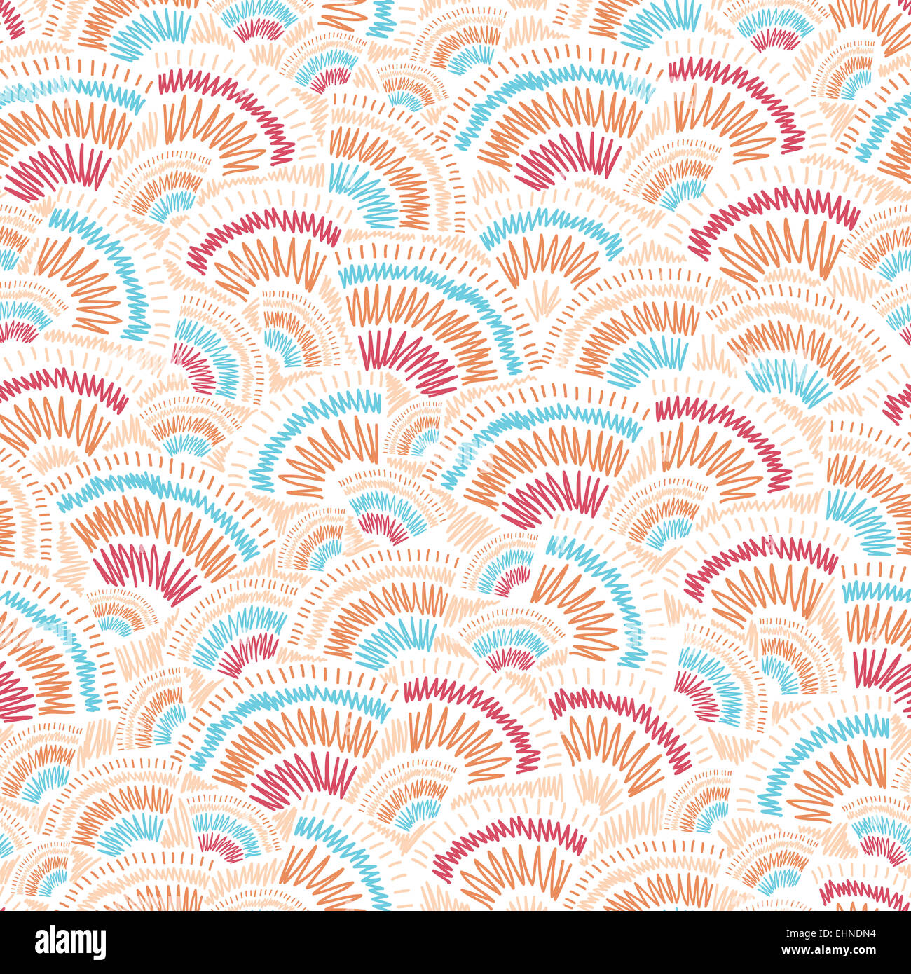 Textured geometric doodle seamless pattern background Stock Photo - Alamy