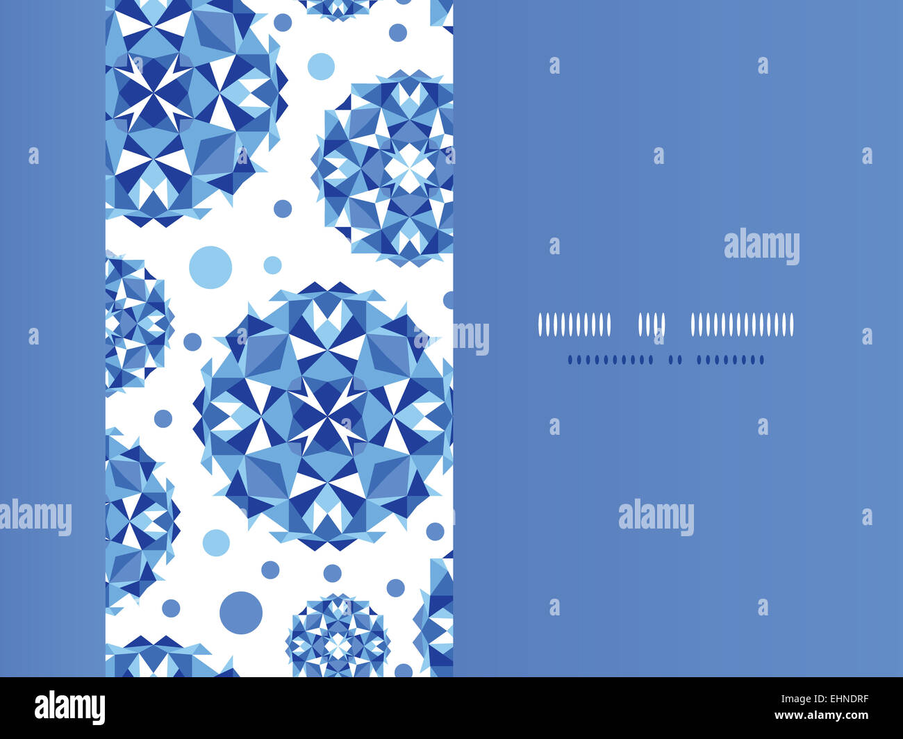 Blue abstract circles horizontal seamless pattern background Stock ...