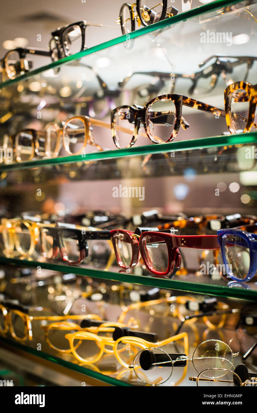 Eyeglasses sold in pharmacy Stock Photo Alamy