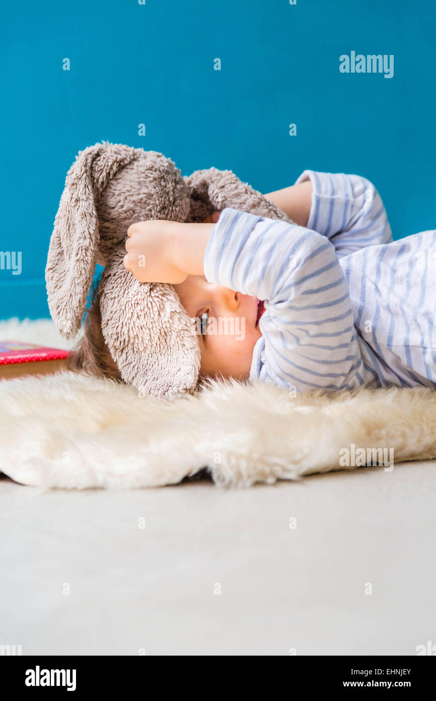 18 month-old baby boy. Stock Photo