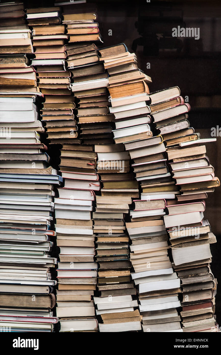 Pile of books. Stock Photo