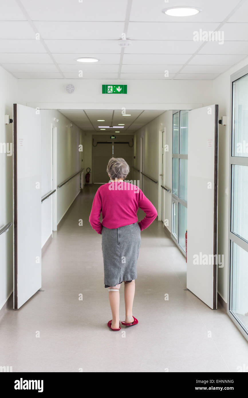 Residential home for alzheimer's disease elderly person Stock Photo Alamy