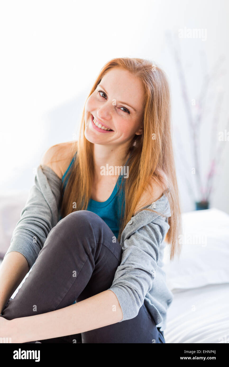 Portrait of a young woman Stock Photo