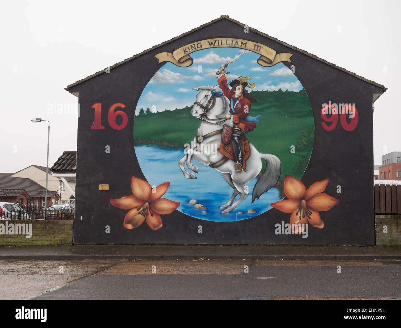 King billy mural belfast hires stock photography and images Alamy