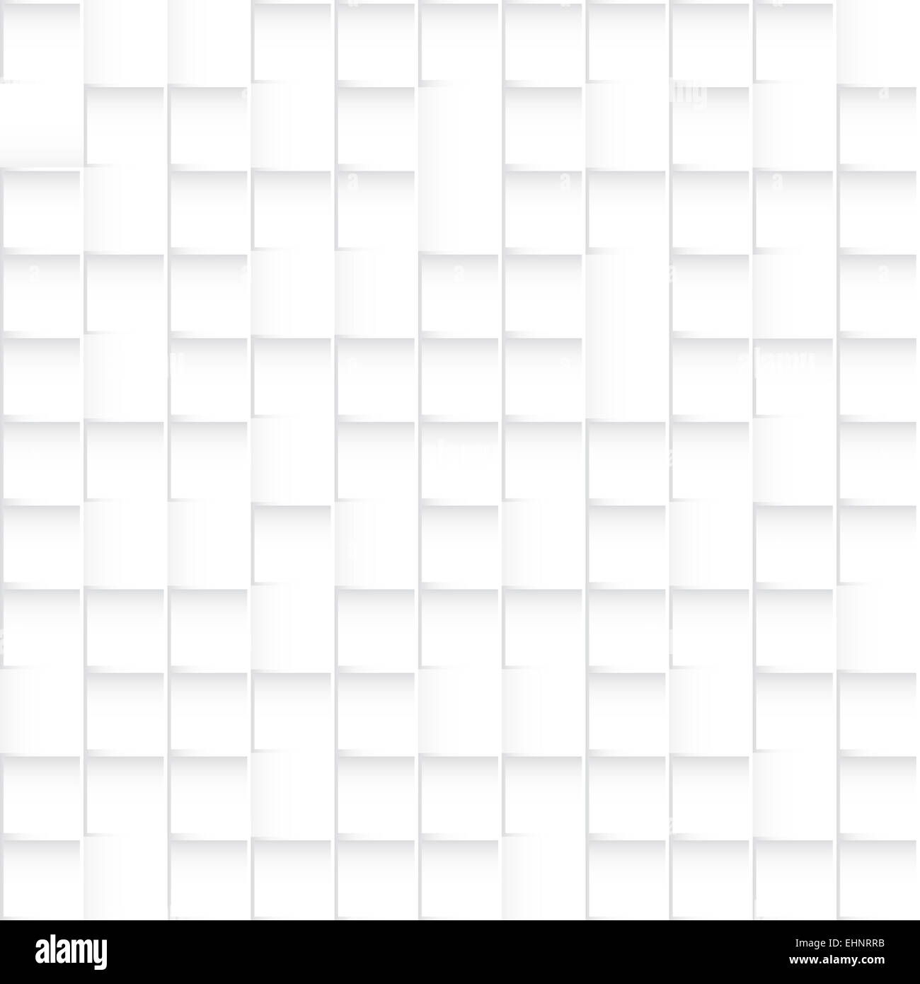 Seamless white squares pattern, abstract 3d vector background Stock ...