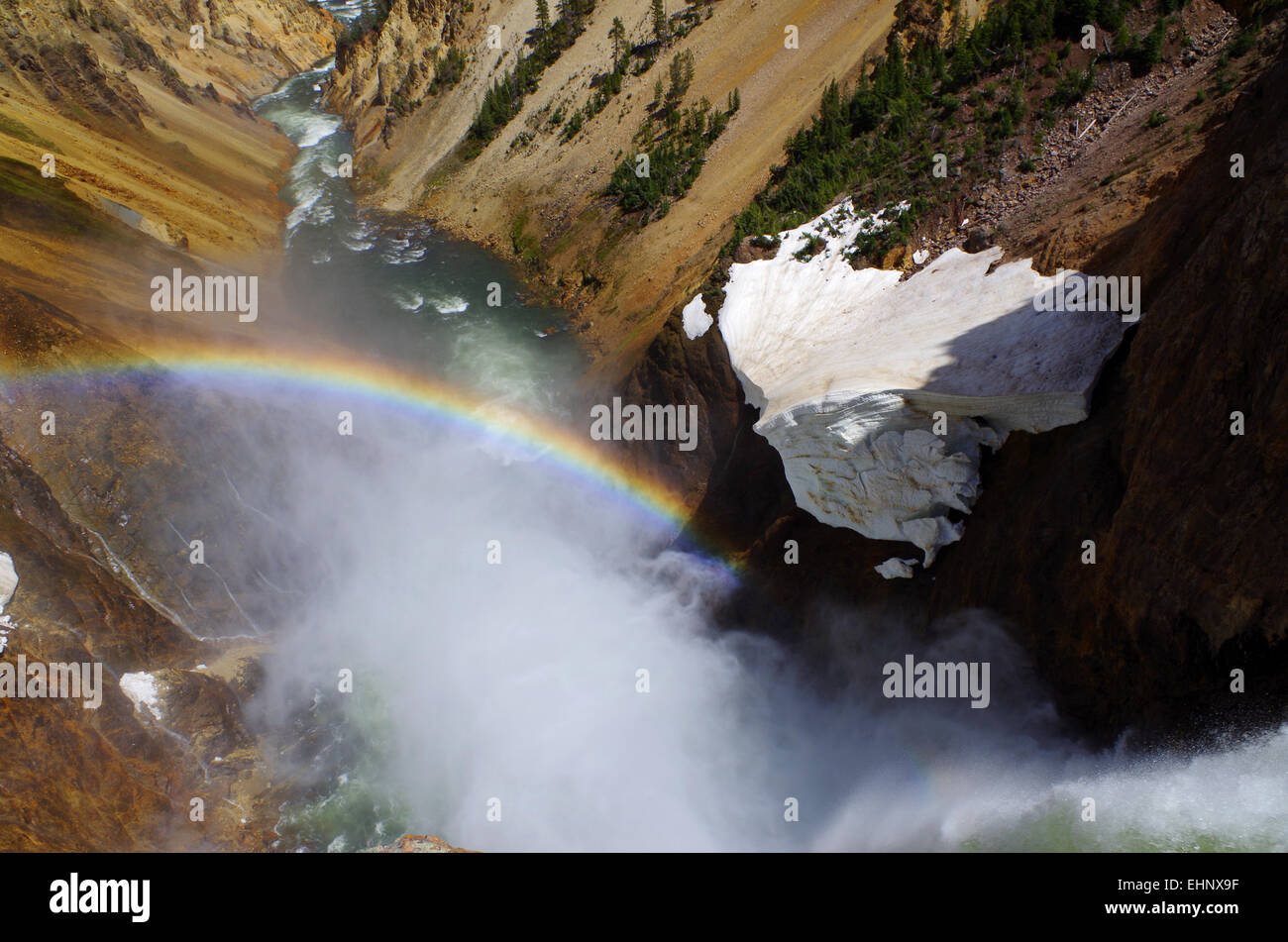 USA - Grand kanyon of the Yellowstone Stock Photo