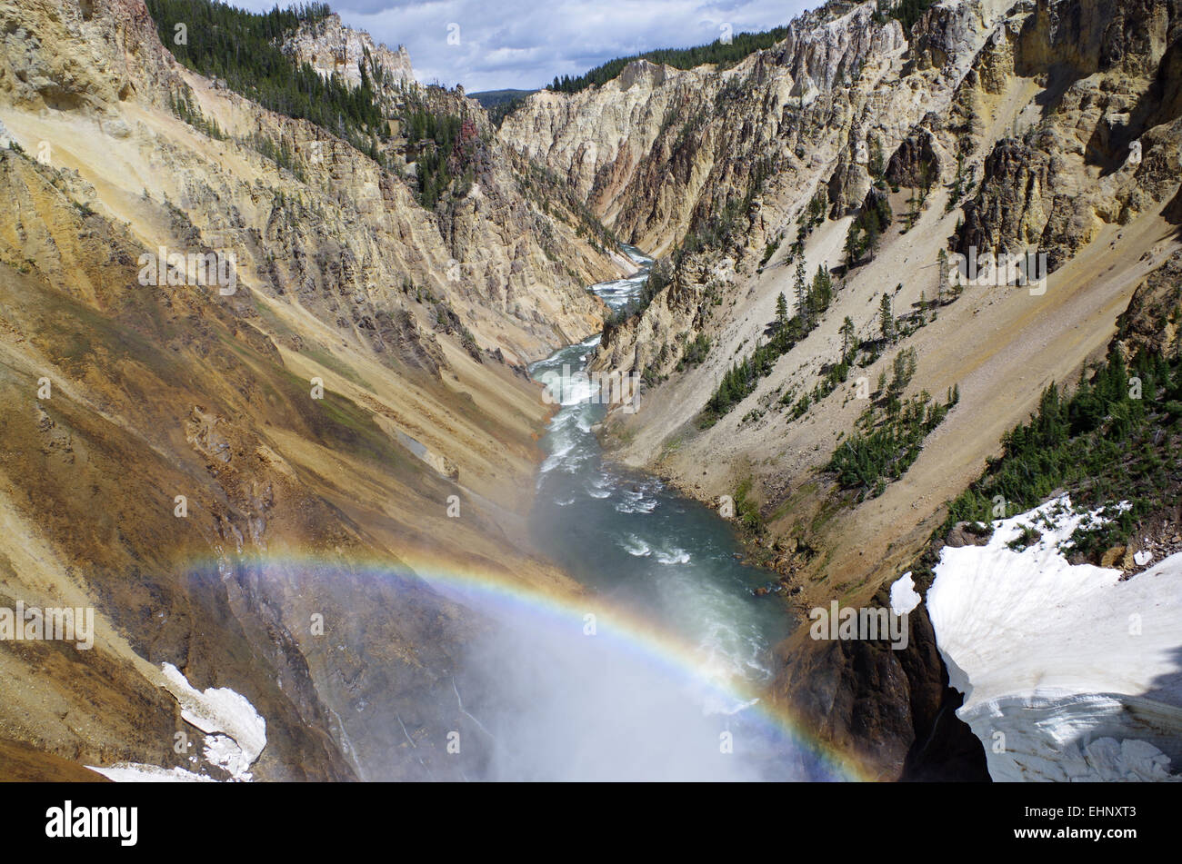 USA - Grand kanyon of the Yellowstone Stock Photo