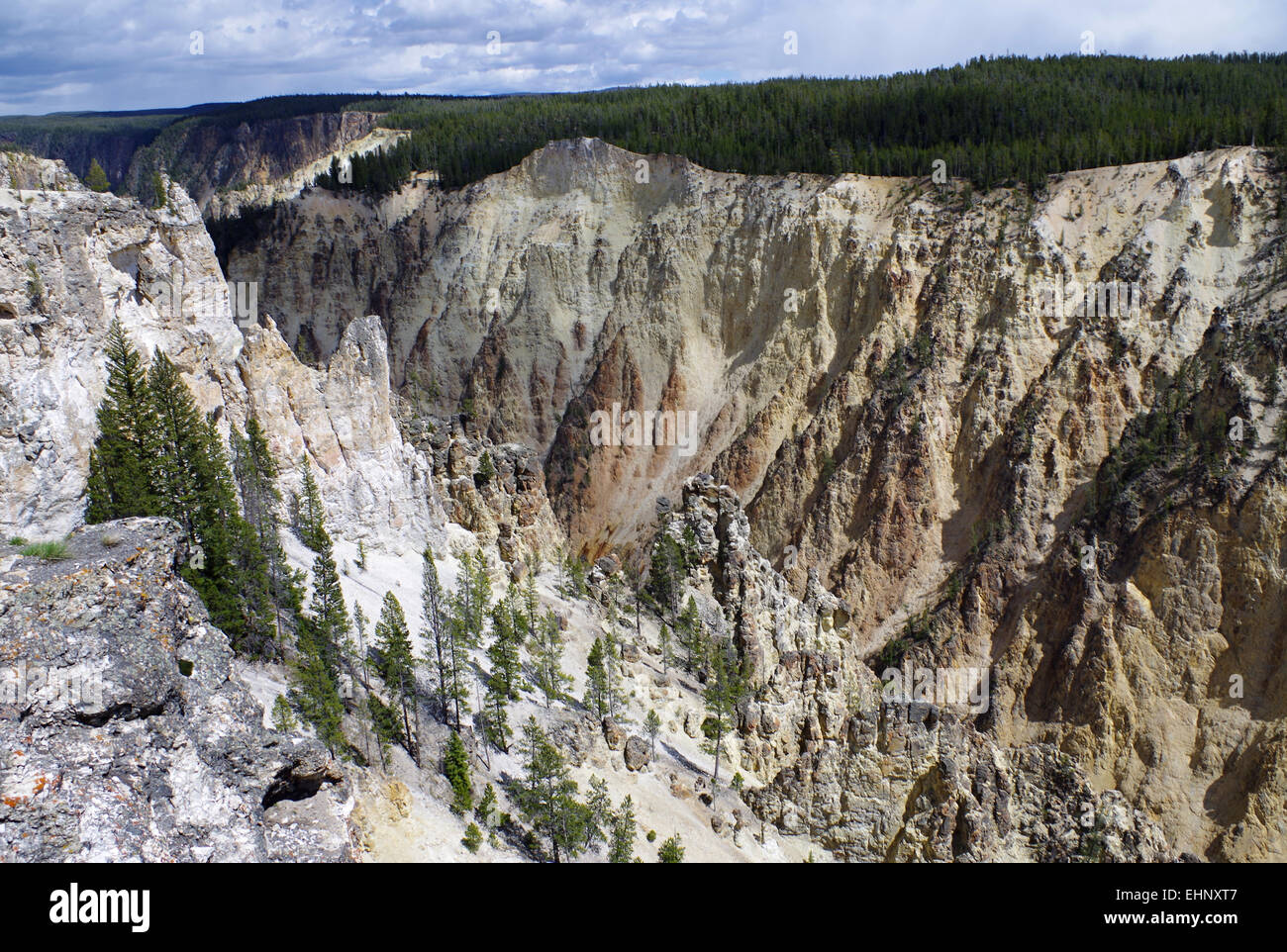 USA - Grand kanyon of the Yellowstone Stock Photo