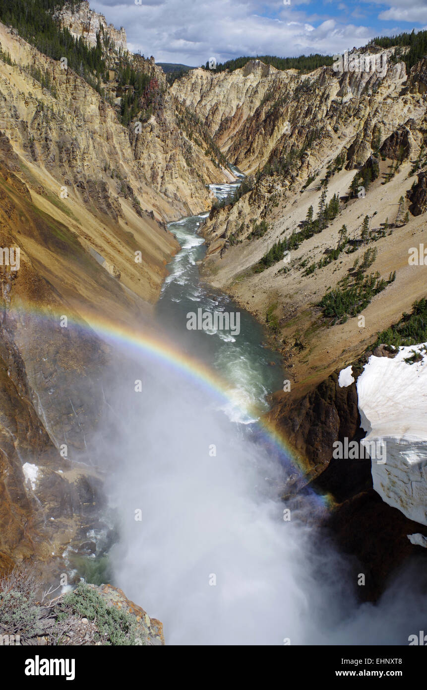 USA - Grand kanyon of the Yellowstone Stock Photo