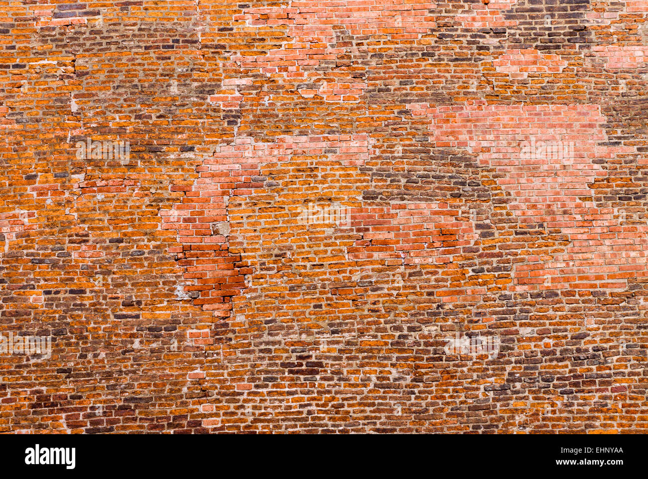 Old historic brickwall Stock Photo