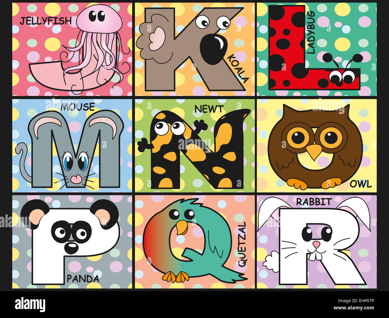 Illustration animal alphabet stock hi-res stock photography and images