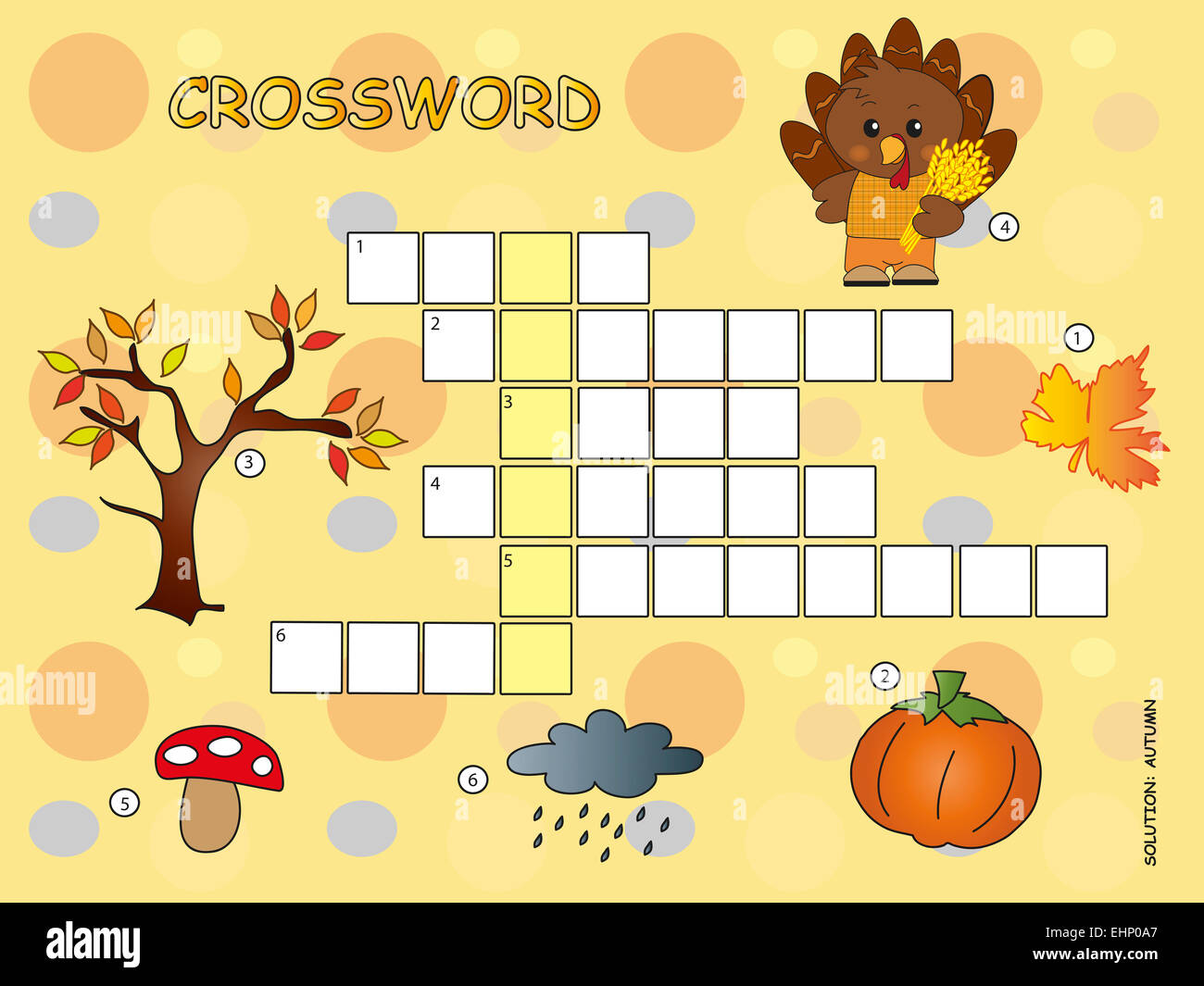 Children playing crossword puzzle game hires stock photography and
