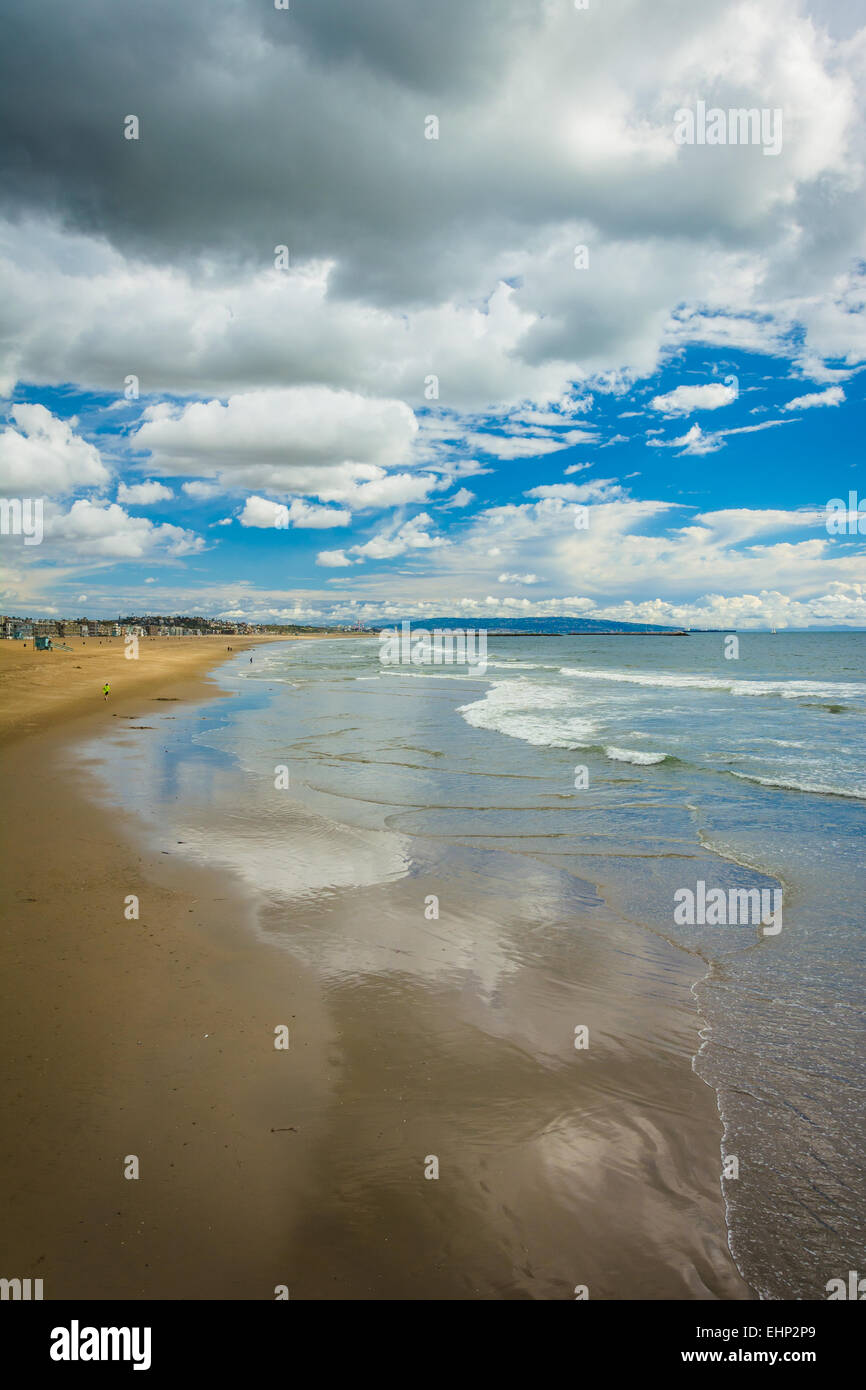 View of the beach in Venice Beach, Los Angeles, California Stock Photo ...