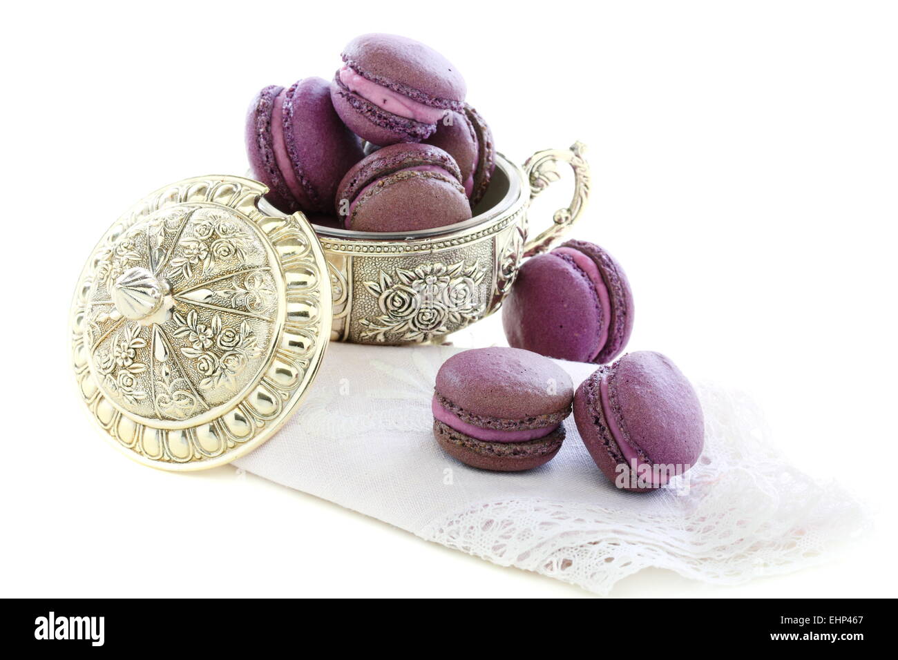 French almond cake Stock Photo Alamy