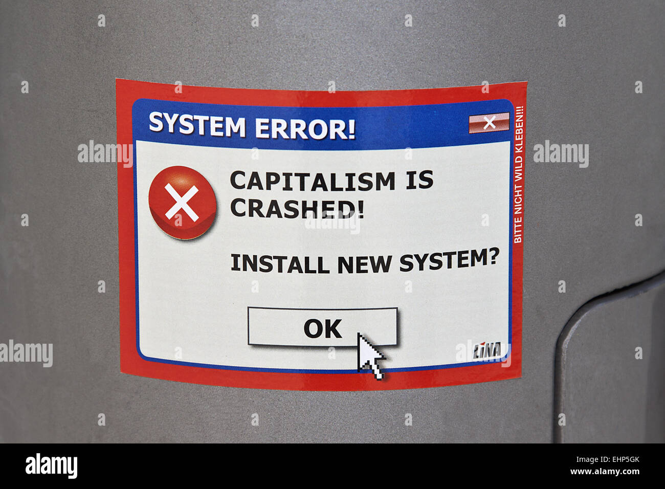 System error Stock Photo