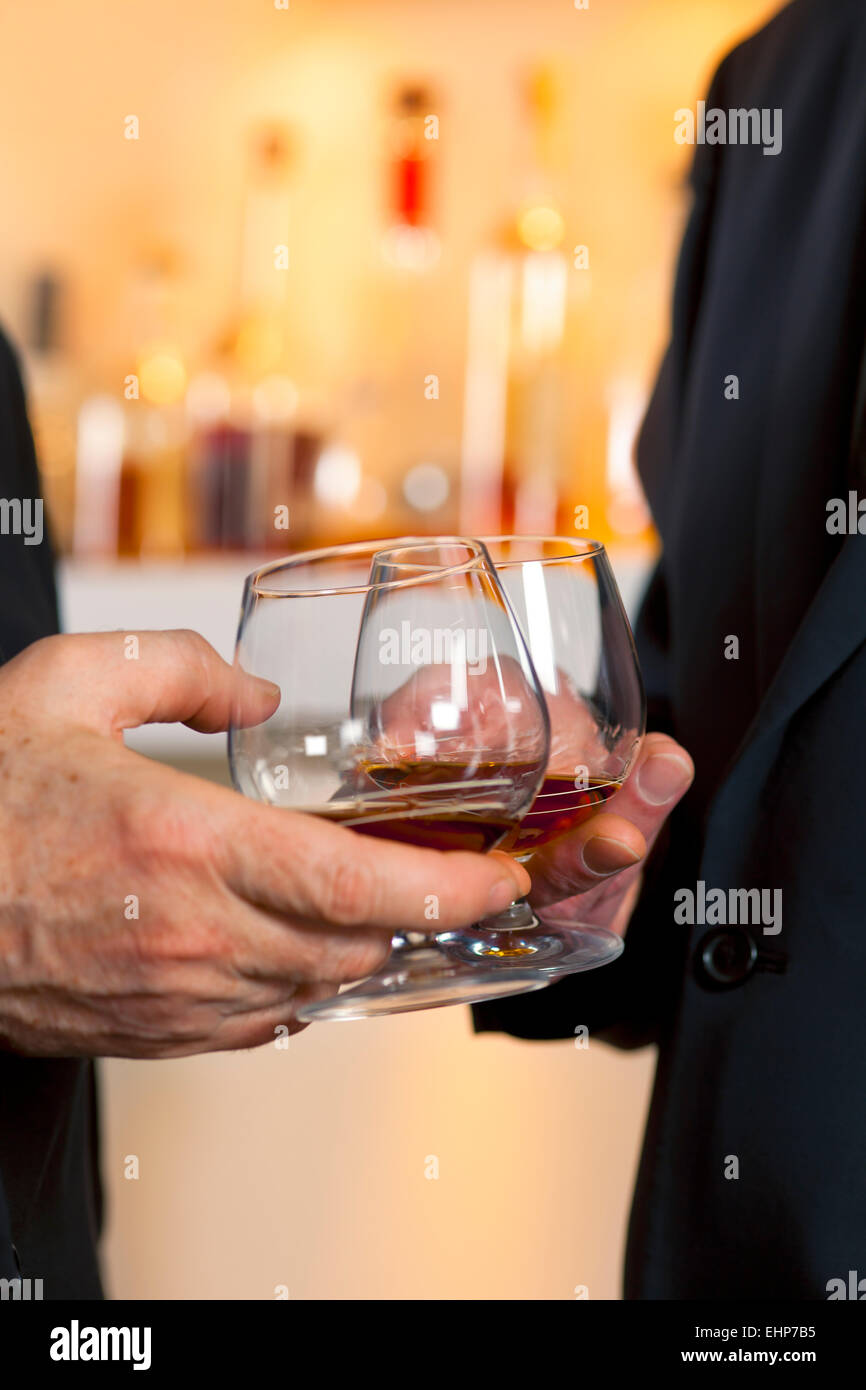 Two men clinking hi-res stock photography and images - Alamy