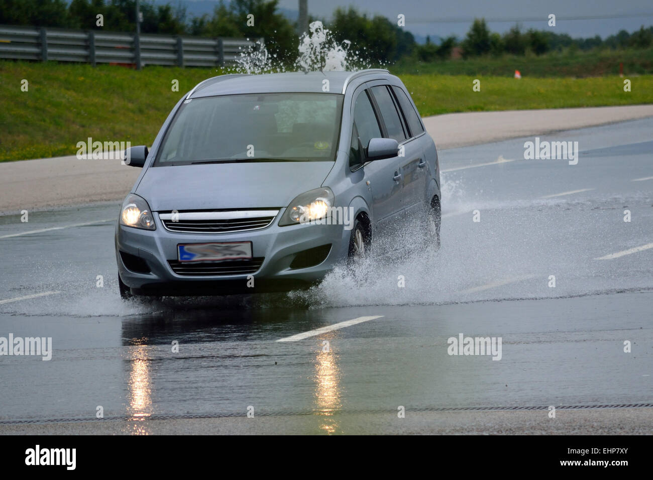 Car Driving Safety Training Stock Photo Alamy