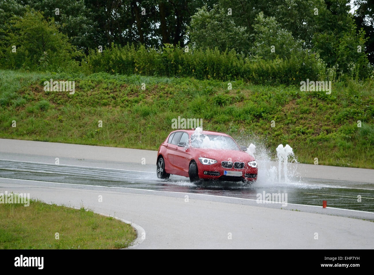 Car Driving Safety Training Stock Photo Alamy